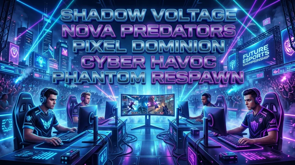 363+ Best Gaming Team Names