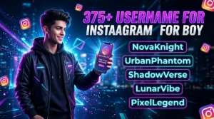 376 + Username for Instagram for Boy