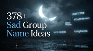 378 + Sad Group Name Ideas
