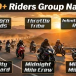 380+ Riders Group Name