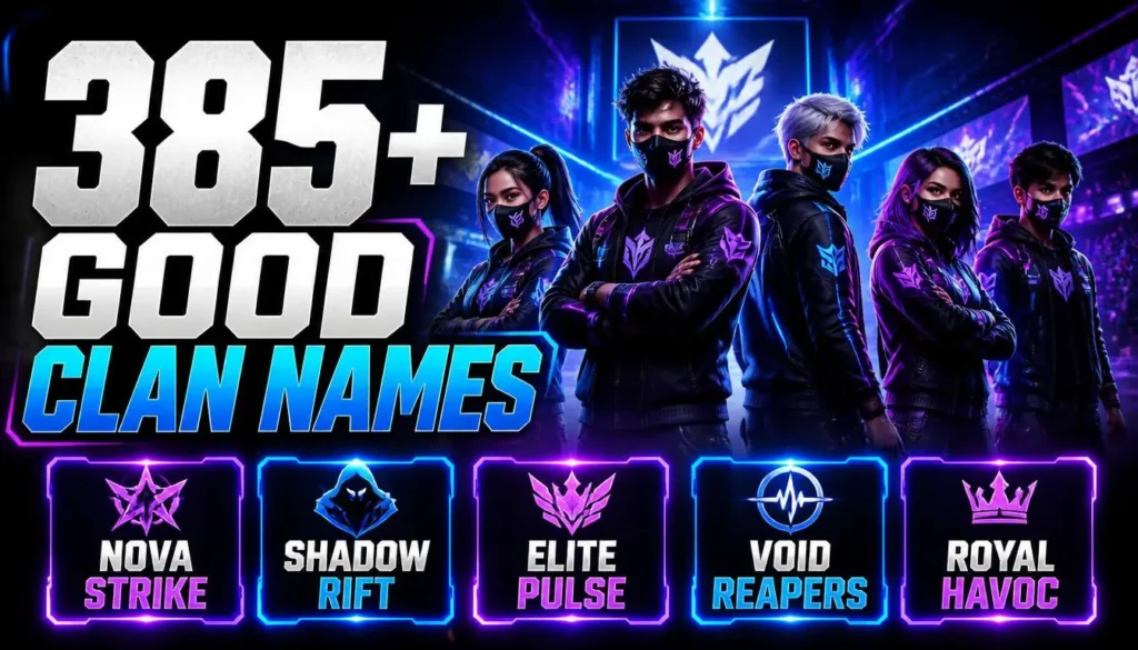 385+ Good Clan Names Fortnite (2026 Guide)