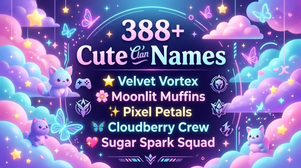 388+ Cute Clan Names