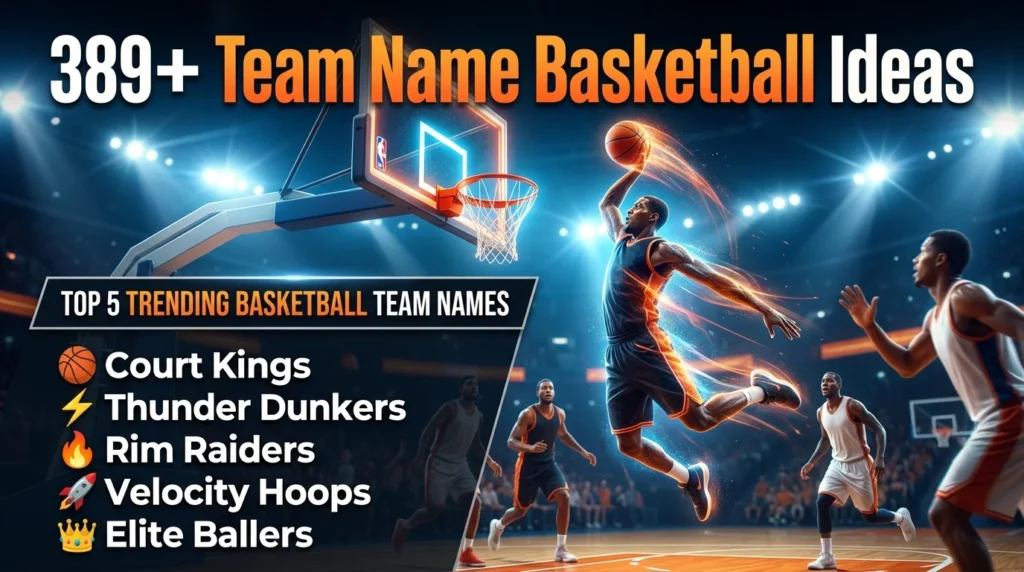 389+ Team Name Basketball Ideas (2026 Guide)