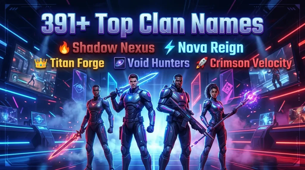 391+ Top Clan Names