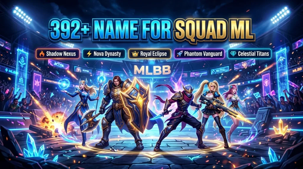 392+ Name for Squad ML