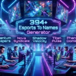 394+ Esports Team Names Generator