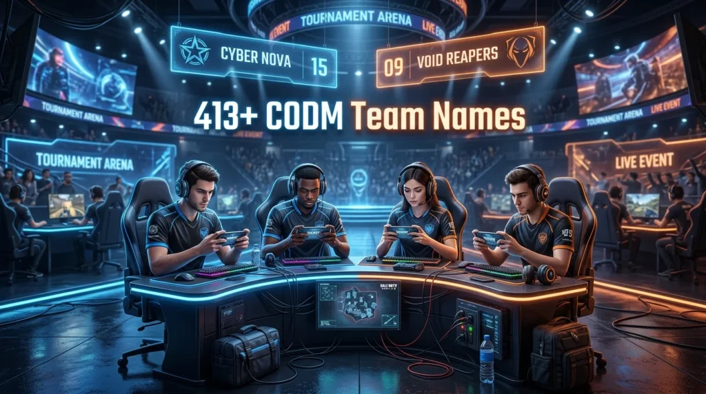 413+ CODM Team Names