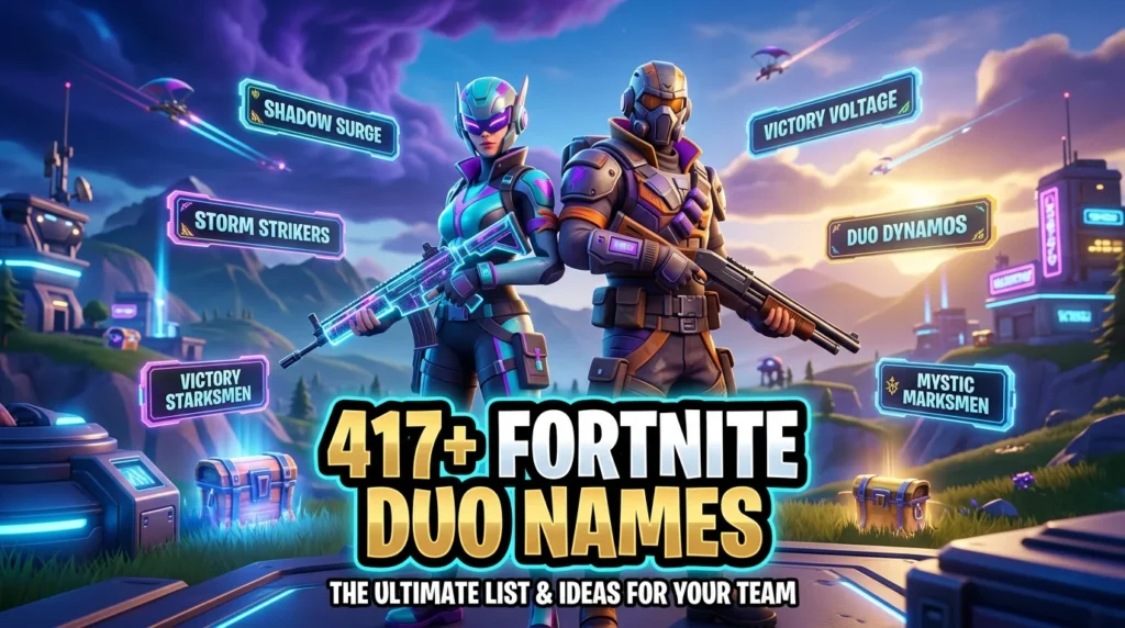 417+ Fortnite Duo Names