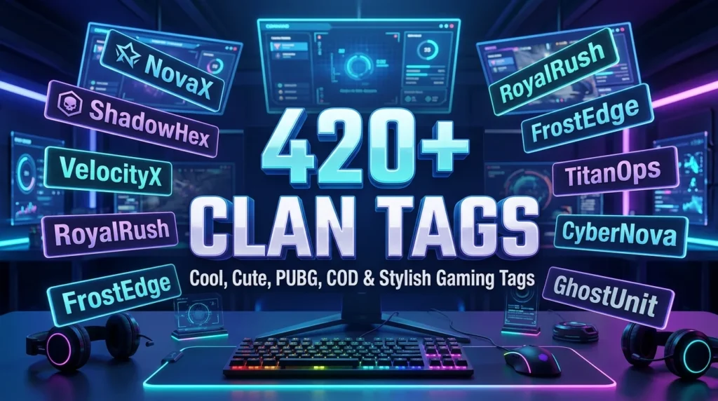 420+ Clan Tags