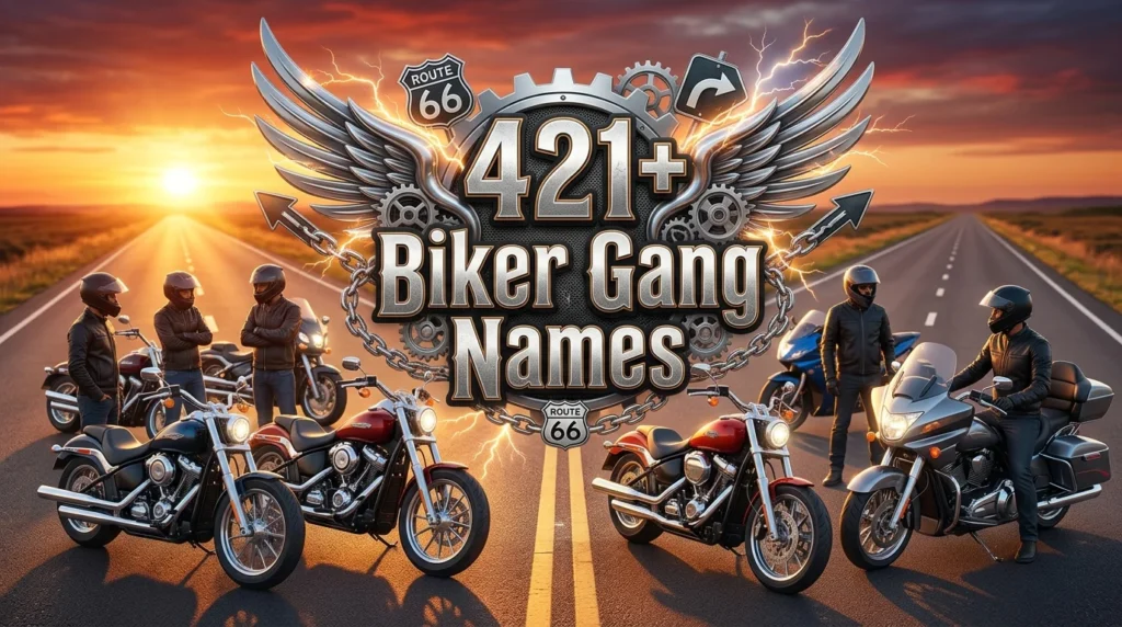 421+ Biker Gang Names