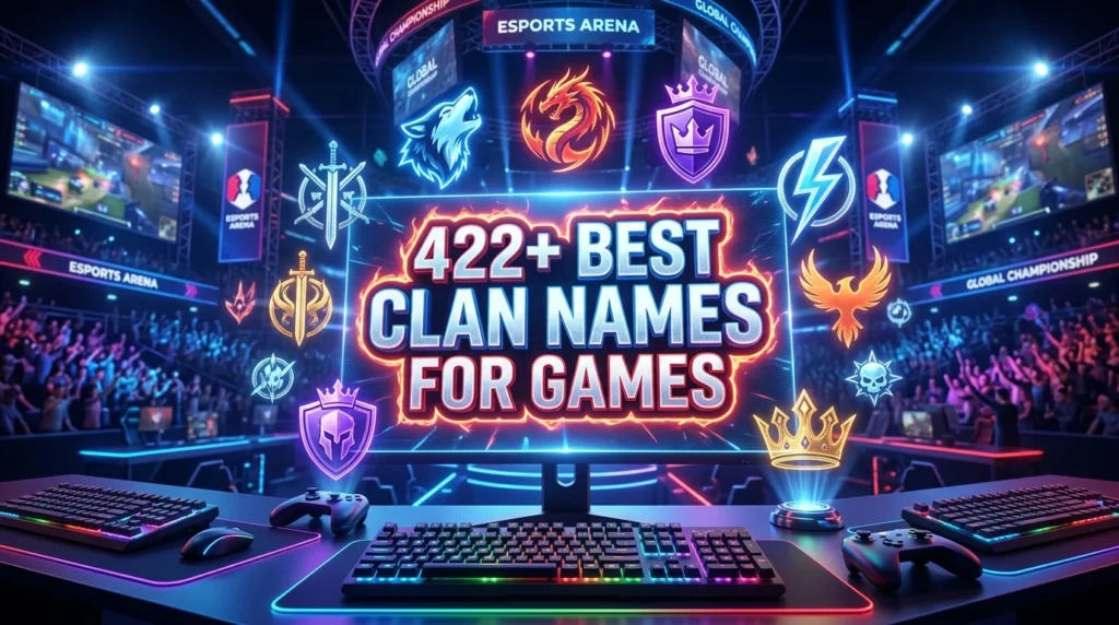 422+ Best Clan Names for Games