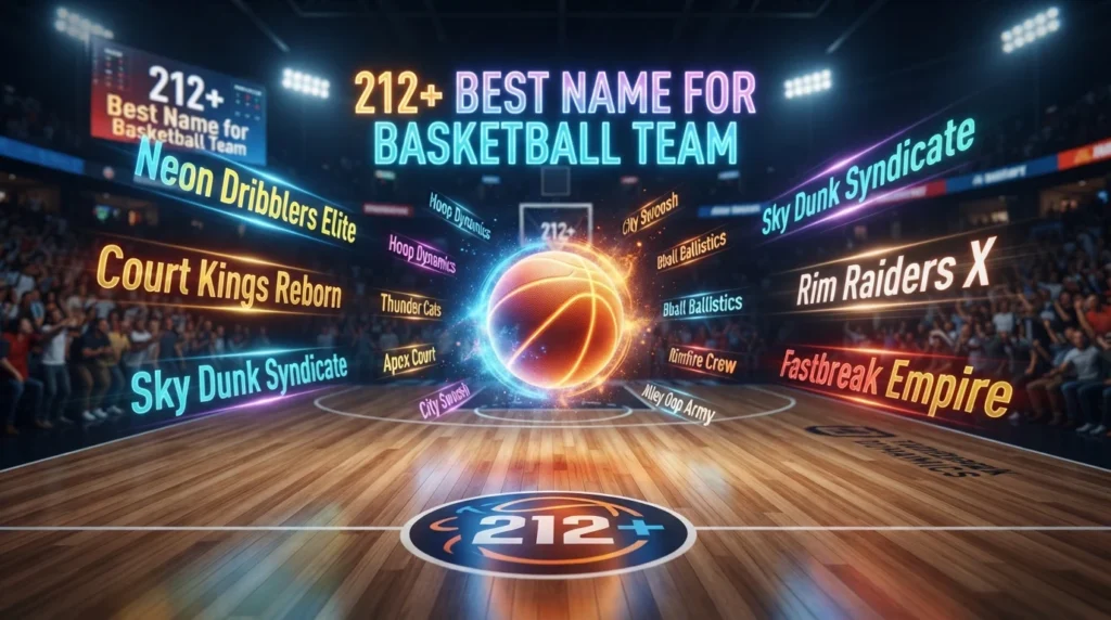 Best basketball team names ideas