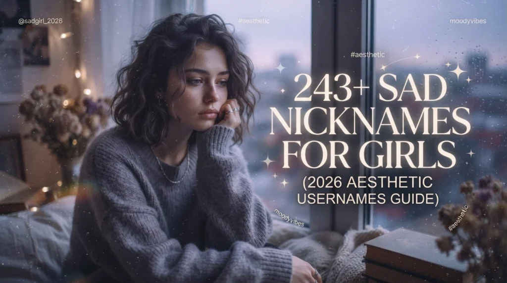 Cute Sad Nicknames for Girls