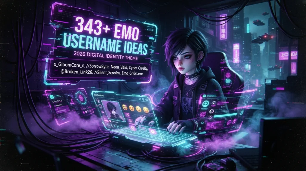 Emo usernames for girls