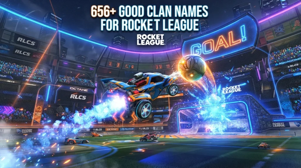 656+ Good Clan Names for Rocket League (Creative, Cool, Funny & Sweaty Ideas)