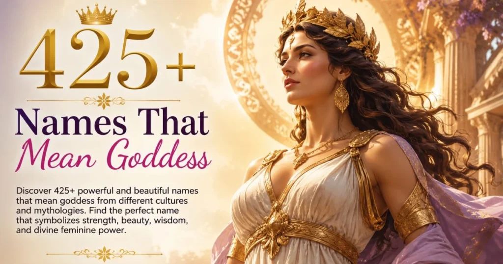 Names That Mean Goddess