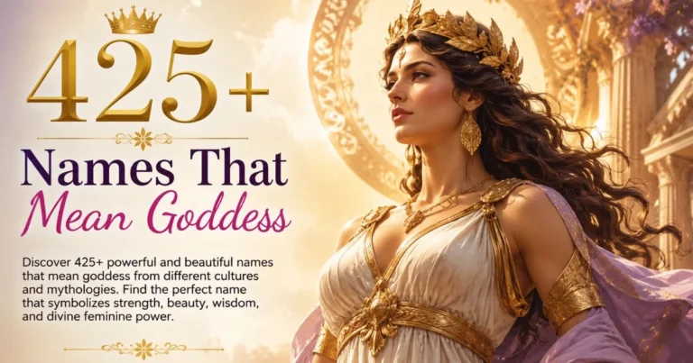 Names That Mean Goddess