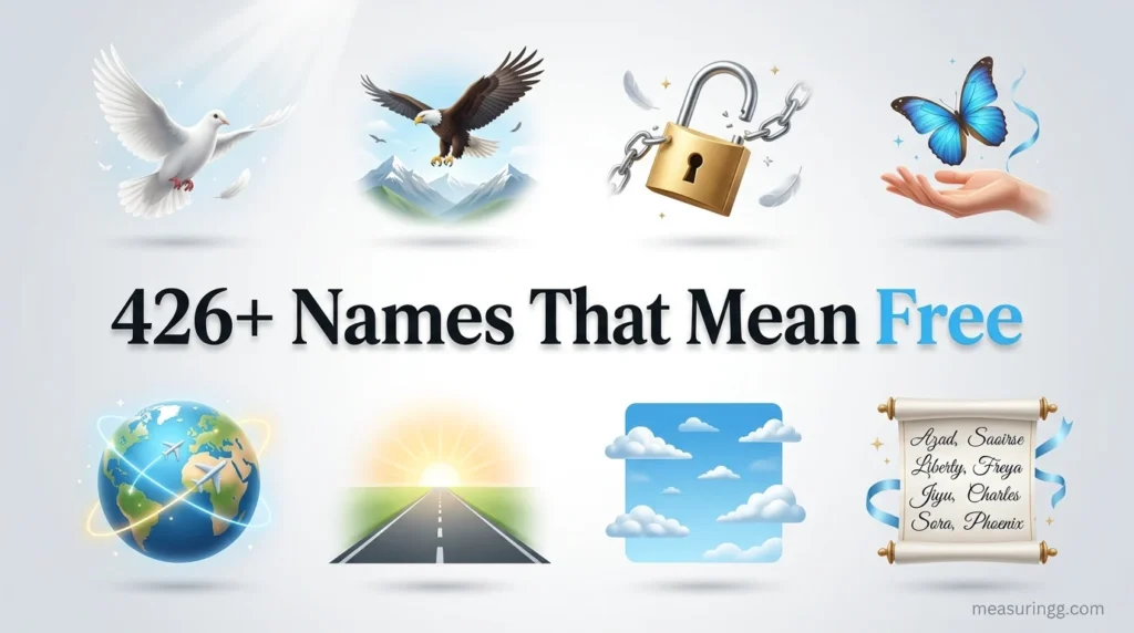 426+ Names That Mean Free | Unique, Beautiful & Powerful Ideas