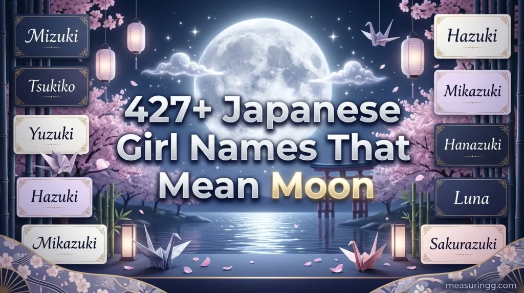 427+ Japanese Girl Names That Mean Moon | Unique Ideas