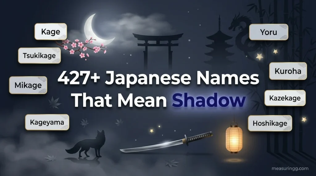 427+ Japanese Names That Mean Shadow