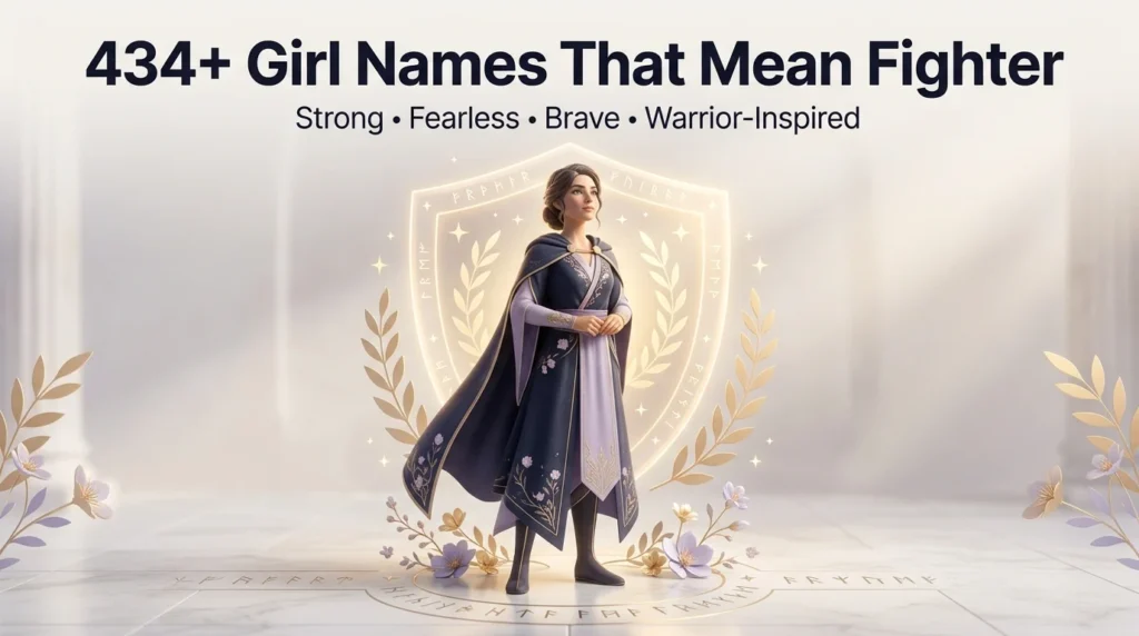 434 + Girl Names That Mean Fighter