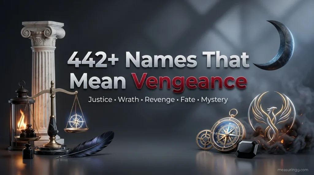 442 + Names That Mean Vengeance