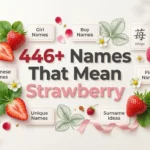446 + Names That Mean Strawberry