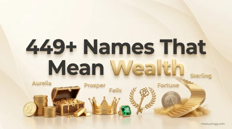 449+ Names That Mean Wealth
