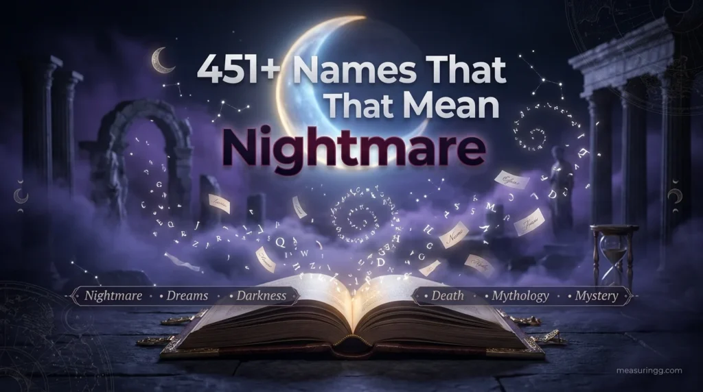 451+ Names That Mean Nightmare