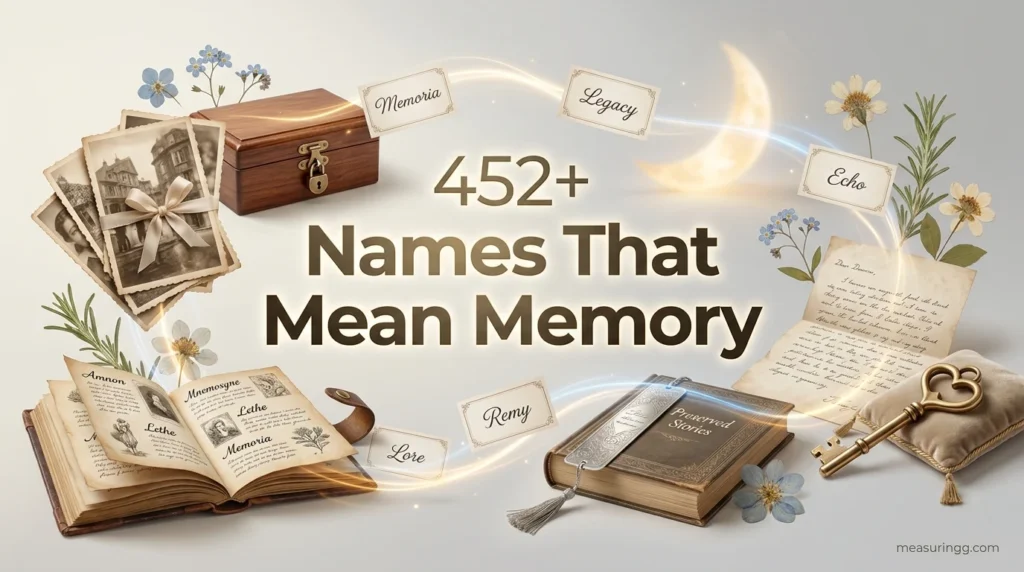 452 + Names That Mean Memory