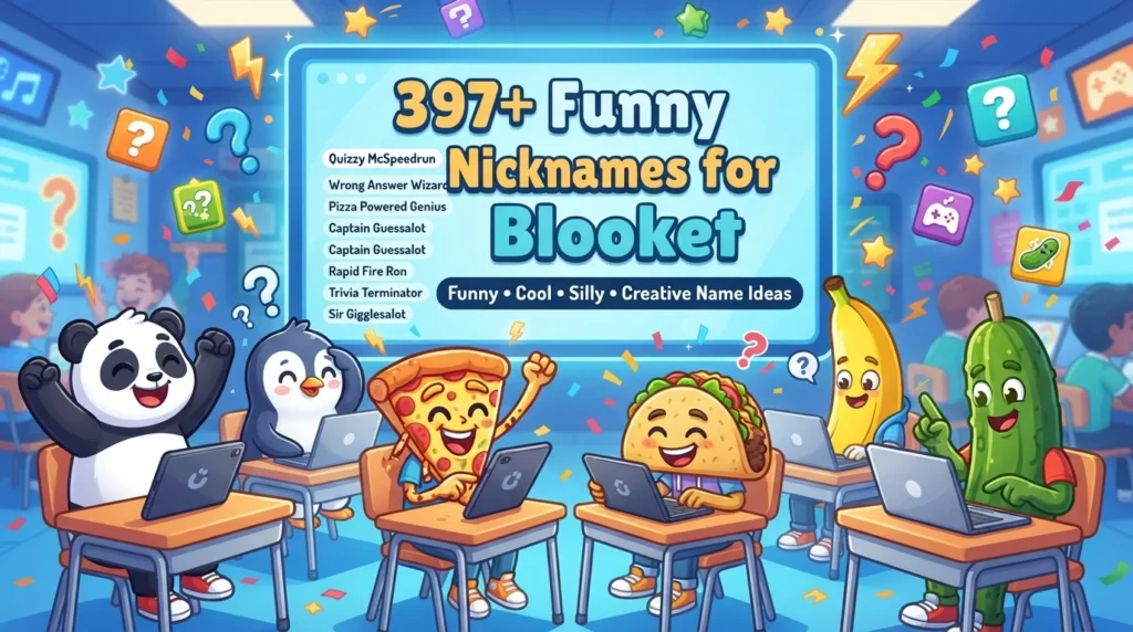 Funny Nicknames for Blooket