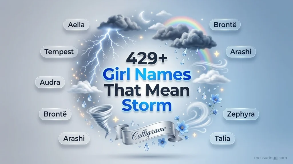 429+ Girl Names That Mean Storm (Unique & Powerful)
