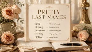 Pretty Last Names