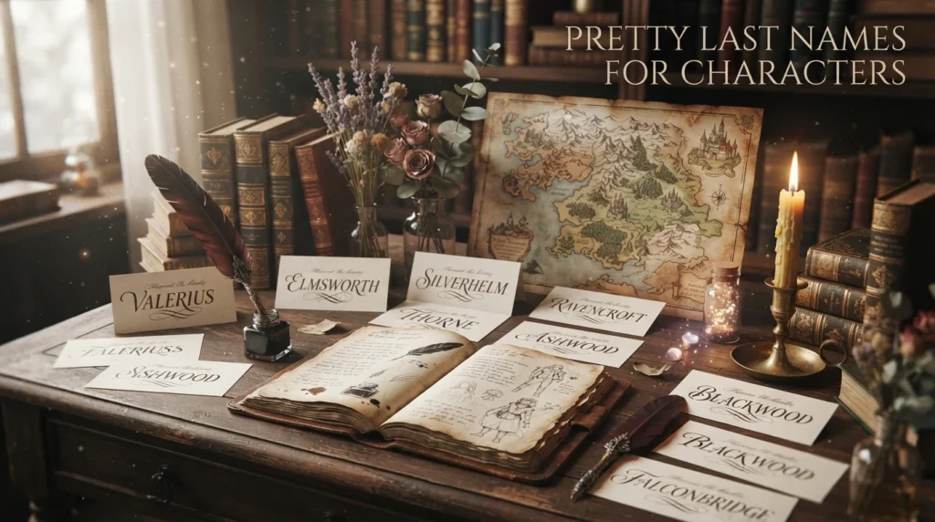 Pretty Last Names for Characters