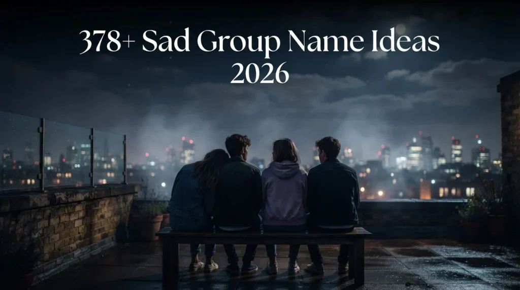 Sad Group Name Ideas