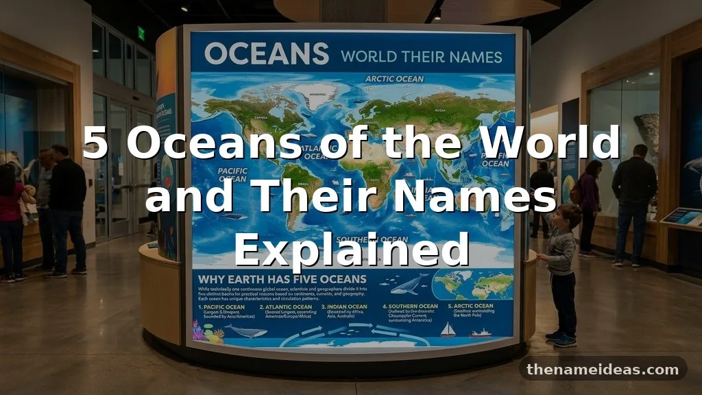 5 Oceans of the World and Their Names