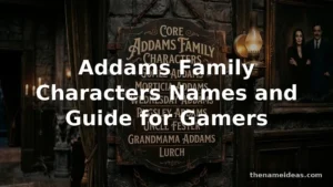 Addams Family Characters Names and Guide
