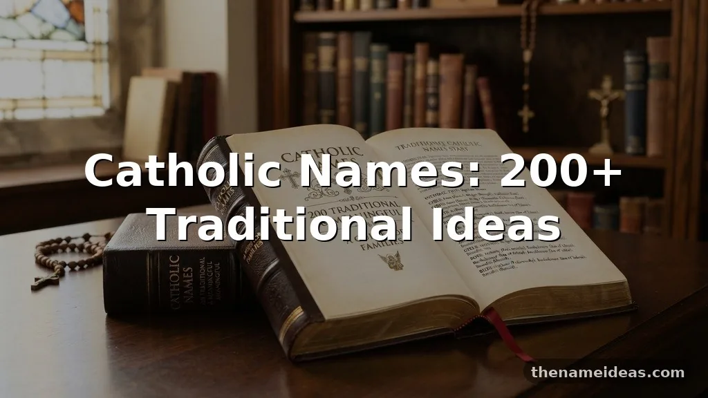 Catholic Names: 200+ Traditional Ideas