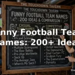 Funny Football Team Names: 200+ Ideas