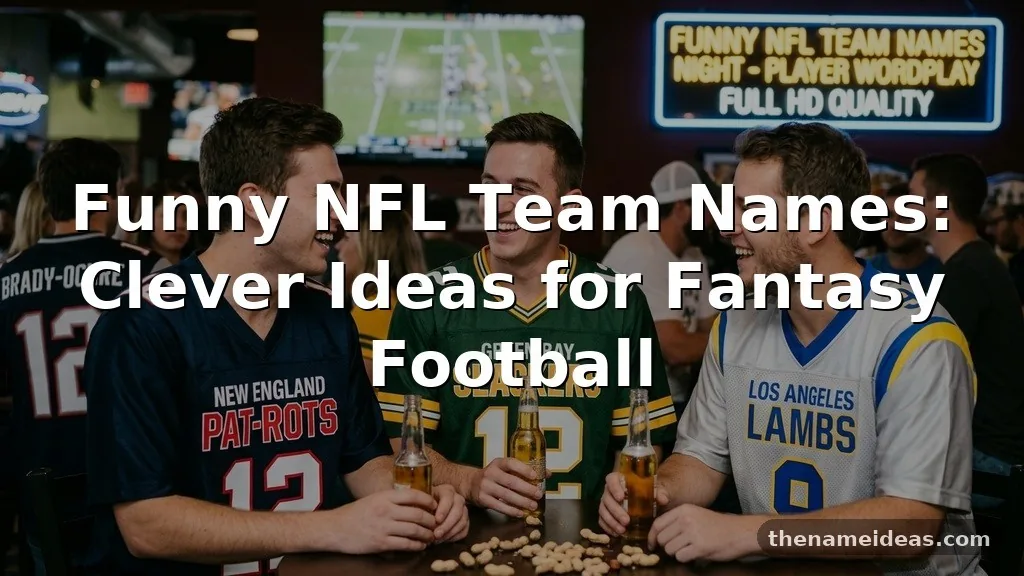 Funny NFL Team Names