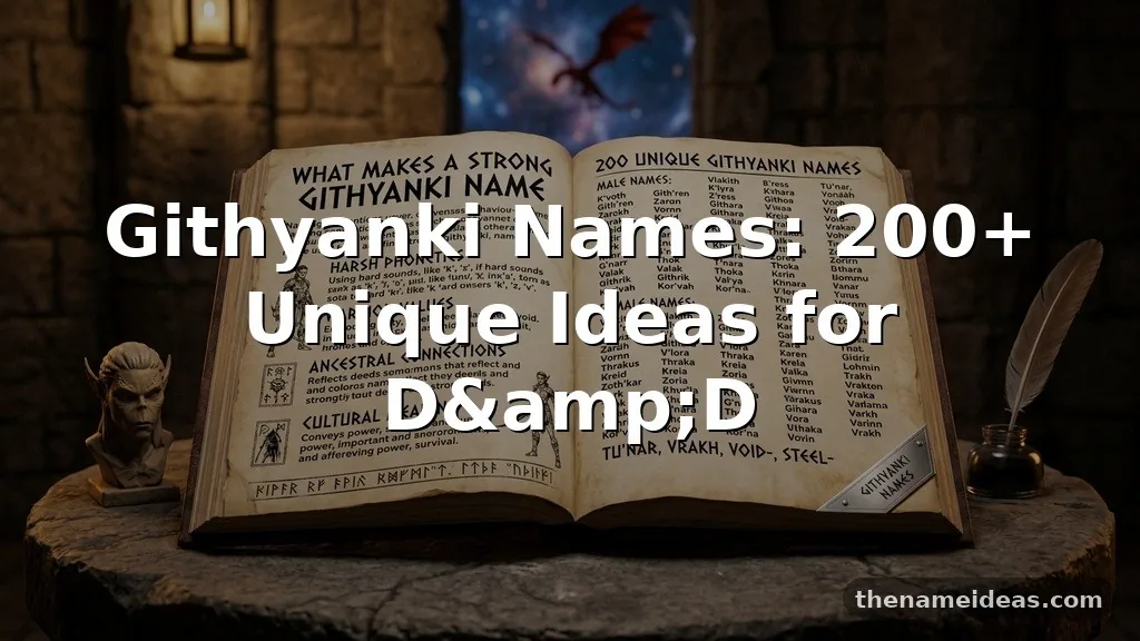 Githyanki Names: 200+ Unique Ideas