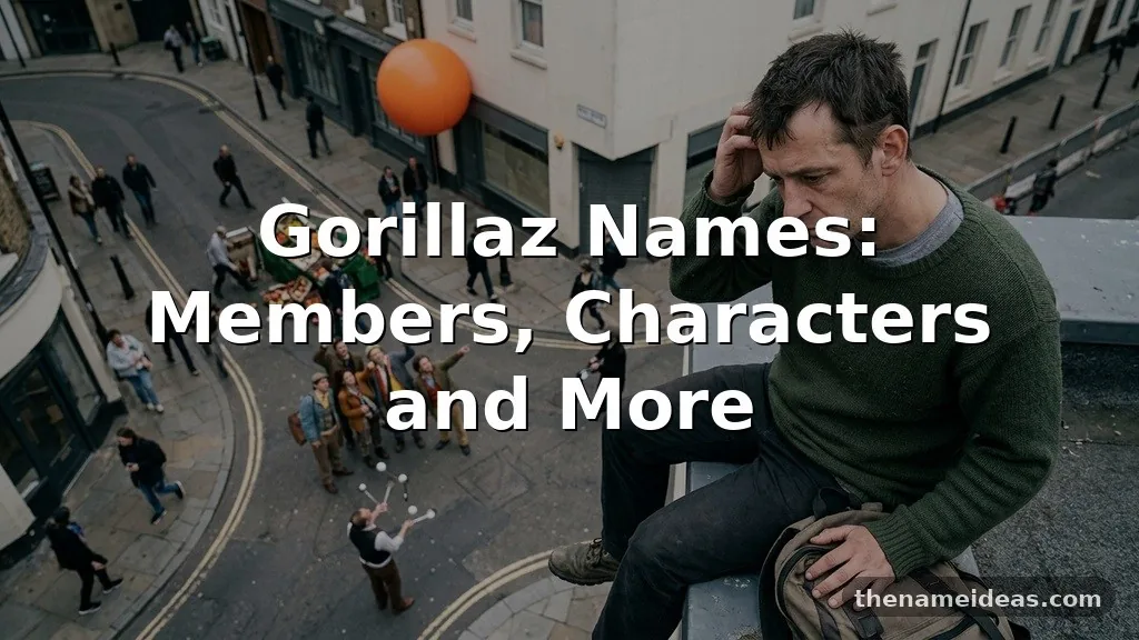 Gorillaz Names: Members, Characters and More