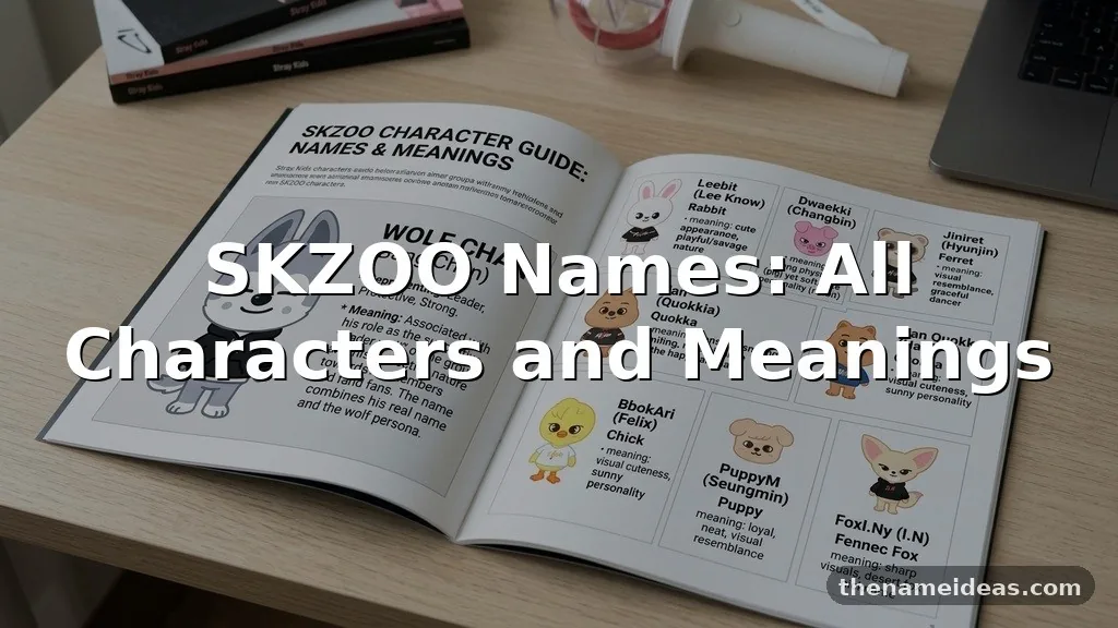 SKZOO Names: All Characters and Meanings