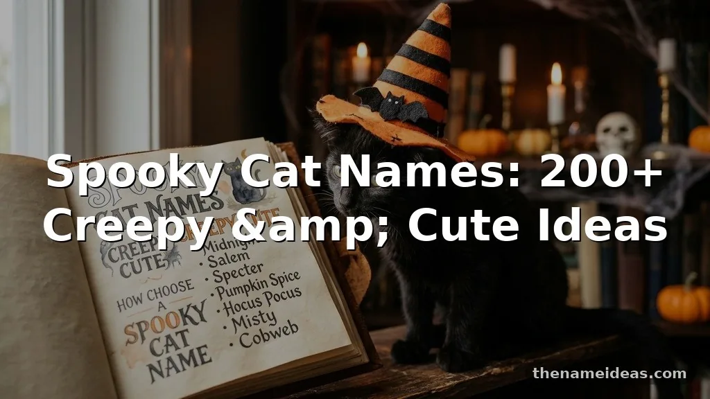 Spooky Cat Names: 200+ Creepy & Cute Ideas