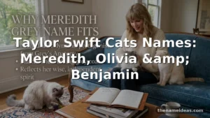 Taylor Swift Cats Names: Meredith, Olivia and Benjamin