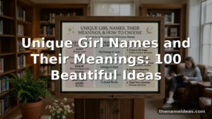 Unique Girl Names and Their Meanings