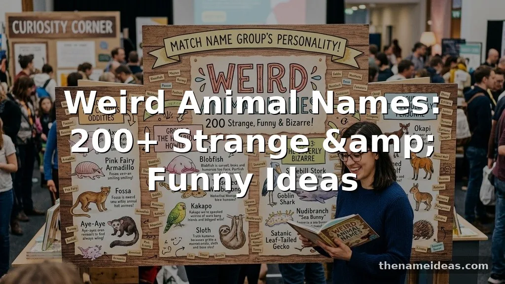 Weird Animal Names: 200+ Strange & Funny Ideas