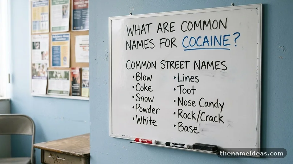 What Are the Common Names for Cocaine? - Names for Cocaine: Common Street Names