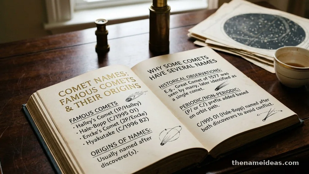 Why Some Comets Have Several Names - Comet Names: Famous Comets and Their Origins