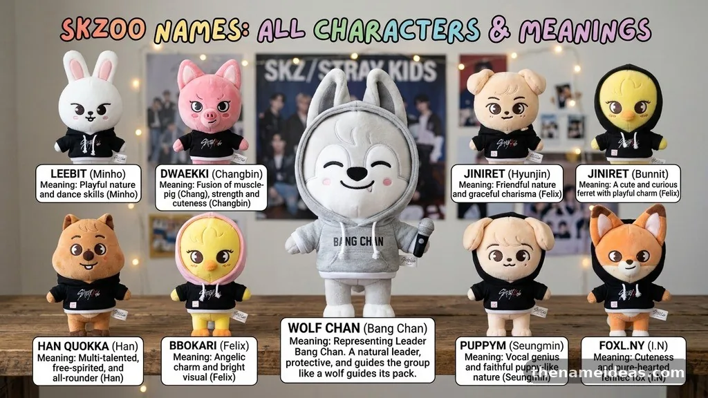 Wolf Chan — Bang Chan - SKZOO Names: All Characters and Meanings